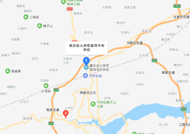 重慶幼兒師范高等?？茖W(xué)校塘坊校區(qū)地址在哪里